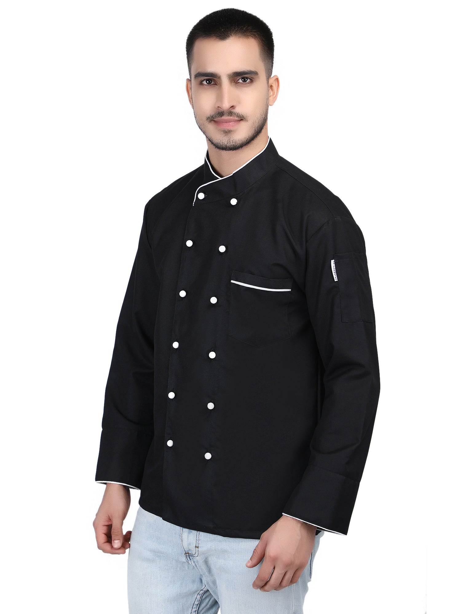 Long Sleeves Men Women Chef Coat Jacket Uniform Unisex for Food Service, Caterers, Bakers and Culinary Professional