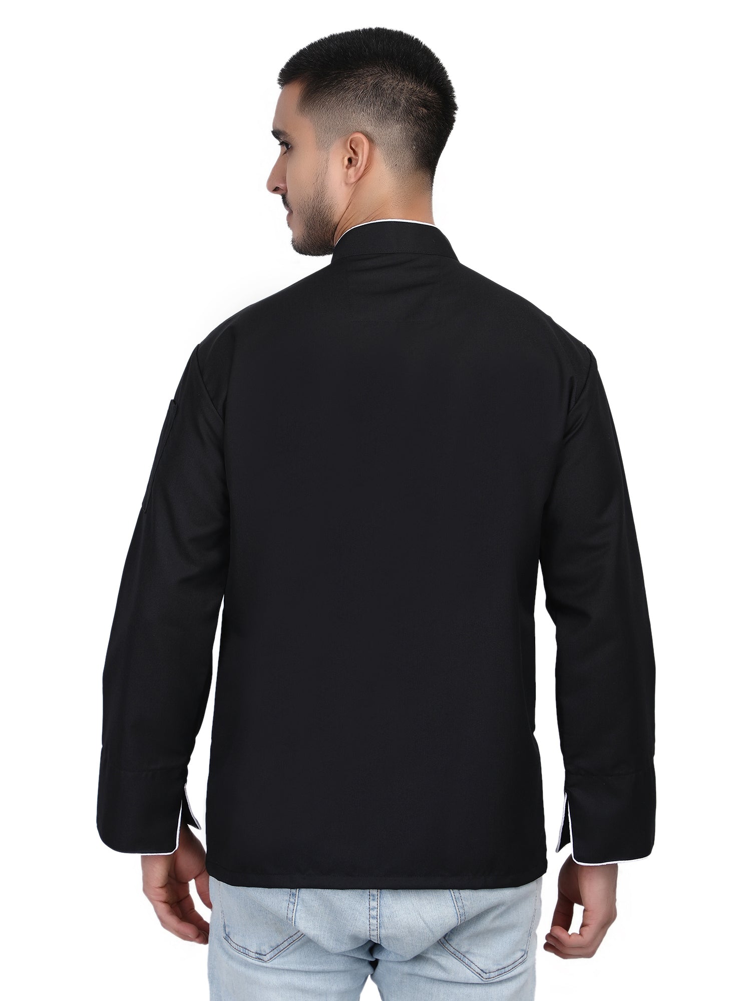 Long Sleeves Men Women Chef Coat Jacket Uniform Unisex for Food Service, Caterers, Bakers and Culinary Professional