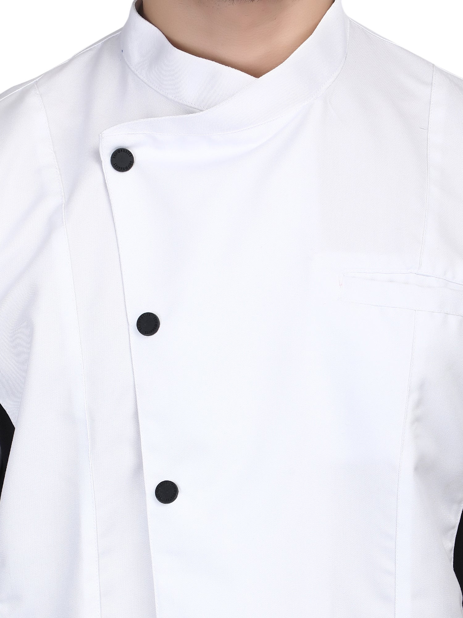 Short Sleeves side Mesh Vented Chef Coat Jacket Uniform Unisex for Food Service, Caterers, Bakers and Culinary Professional