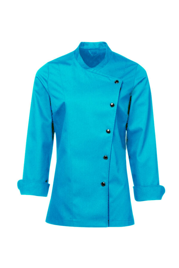 Long Sleeves New Chef Coat Jacket Uniform for women ideal for food service, Caterers and Culinary professional.